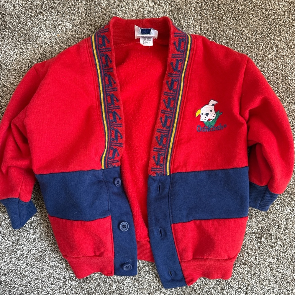 Vintage Toddler Oshkosh Cardigan